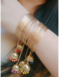 Samridhi DC Metal, Oxidised Silver, Alloy Bracelet