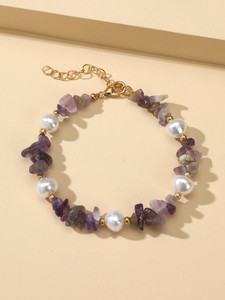 DAREBYGOLDENERA Shell Pearl Gold-plated Bracelet