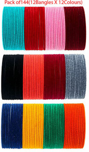 OURVIC Metal Bangle Set
