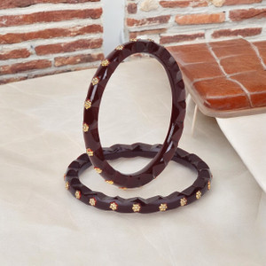 TANVI J Plastic Gold-plated Shakha Pola