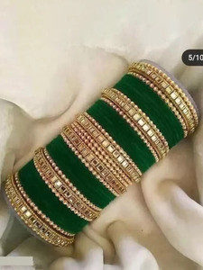 Rajwadi Metal, Alloy Bangle Set