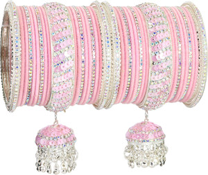 ZULKA Metal Zircon Bangle Set