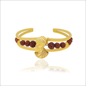 Saizen Stainless Steel Gold-plated Kada