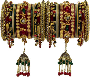 Zindura Alloy Crystal Gold-plated Chudas