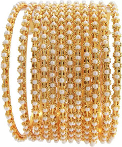 Terraband Alloy Pearl Bangle Set