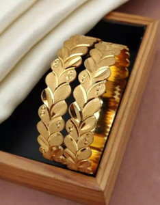 FASIO Brass Gold-plated Bangle