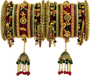 Zindura Alloy Crystal Gold-plated Chudas