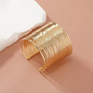 CuffBracelet Brass Gold-plated Cuff