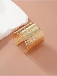 CuffBracelet Brass Gold-plated Cuff