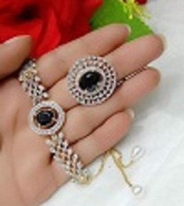 DENICRAAS Alloy Silver Ring Bracelet