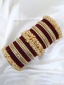 Mayra Creation Metal Bangle Set