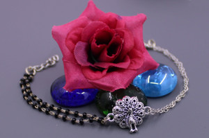 Gurjari Jewellers Brass Silver Charm Bracelet