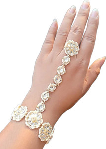 KNIGGHT ANGEL JEWELS Metal, Brass, Plastic, Alloy Gold-plated Ring Bracelet