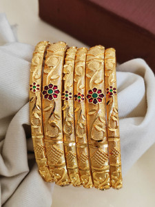 ZR JEWELS Alloy Gold-plated Bangle Set