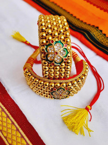 Maruti Rajasthan Alloy Gold-plated Charm Bracelet