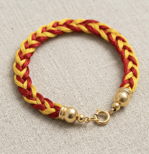 Tulsi tatva Fabric Charm Bracelet