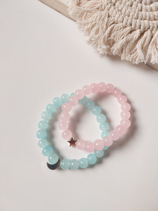 OCTAGON HUB Stone, Crystal, Glass Beads, Crystal Bracelet