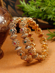 YouBella Alloy Gold-plated Bangle