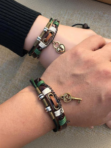 Murliwala Dori Silver Bracelet Set