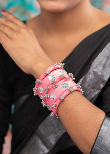 Mamon Creations Fabric Bangle Set