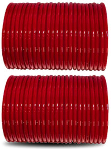 ZUMKAA Glass Bangle Set