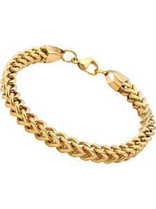 BRACERO Stainless Steel Gold-plated Bracelet