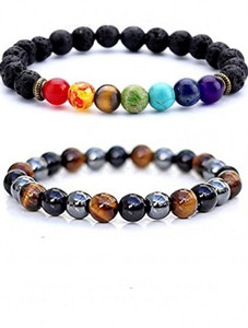 Blessaro Stone Beads, Agate, Amber, Crystal, Turquoise, Quartz Bracelet
