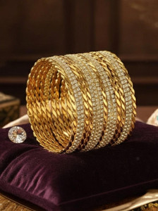 Om Traders Brass Bangle Set