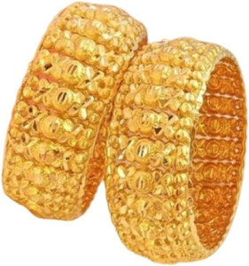 JK Collection Brass Gold-plated Bangle