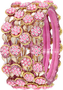 ZULKA Glass Bangle Set