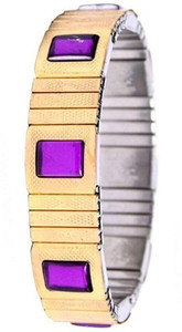 Rop Brass, Metal Diamond Gold-plated Bracelet Set