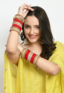 VICONO Plastic Pearl Gold-plated Chudas