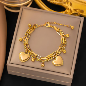 Karishma Kreations Stainless Steel Gold-plated Bracelet