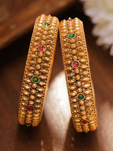 RUBANS Brass Gold-plated Bangle