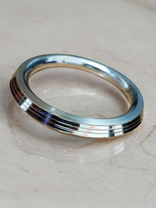 HARSHIT ENT Stainless Steel Silver Kada