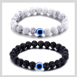 VishList Stone, Crystal, Alloy Beads Bracelet
