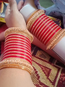 Mayra Creation Plastic Cubic Zirconia Gold-plated Chudas