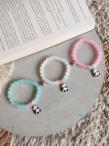 Janki. Crystal Crystal Silver Coated Bracelet