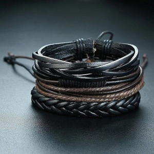 Elanora Jewels Leather Bracelet