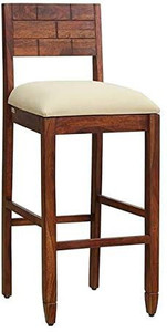 GenuineDecor Counter Height Bar Chair Solid Wood Bar Chair