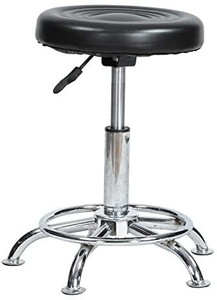 neo chair Classic Black Revolving Bar Stool | Kitchen | Café | Stores | Leatherette Metal Bar Stool