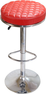 GalaxyGraceFurniture "Modern Red Bar Stool: Sleek Design, Adjustable Height" Leatherette Bar Stool