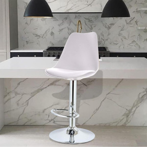 Pruthi Collections Revolving Height Adjutable Premium Bar Stool Chair (Pack of 1) Foam Bar Chair