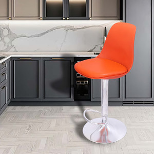 DPI Modern Height Adjustable 360° Revolving Bar Stool Kitchen