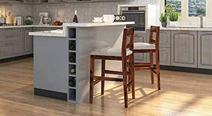 ODEJIA Sheesham Wood Bar Chair Solid Wood Bar Stool