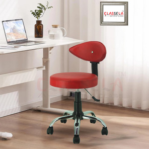 CLASSELA Ketto Parlour/client/Kids/shops/salon/bar chair for Small space & 1 year wrty Foam Bar Stool