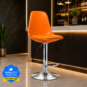 neo chair Adjutable Height, Revolving Bar Stool Chair for cafe, Restro, Home Bar Chair Plastic Bar Stool