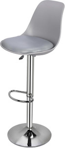 DPI Modern Height Adjustable & Revolving Kitchen Chair with Heavy Duty Chrome Base Metal Bar Stool