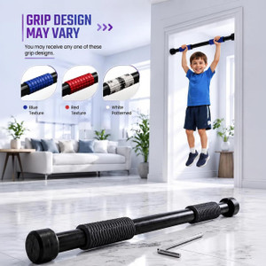 Deviant Buzz Adjustable Kids Pull Up Bar 72-100Cm - Image 1