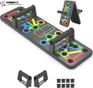 LIONFIT Premium Push Up Board System, 15 in 1 Body Building Exercise Push-up Bar पुश-अप बार